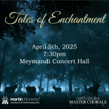 NORTH CAROLINA MASTER CHORALE - TALES OF ENCHANTMENT nighttime woods