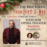 Graphic with text and photo of Jim Brickman