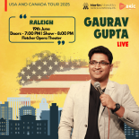 Gaurav Gupta 2025 artwork yellow background with American flag in back