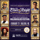 The 13th Annual Raleigh Blues Festival 2025 artwork